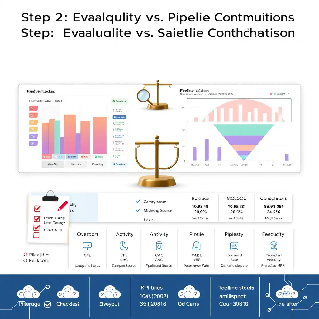 Google Ads SaaS audit checklist 2026 - Step 2: Evaluate Lead Quality vs. Pipeline Contribution
