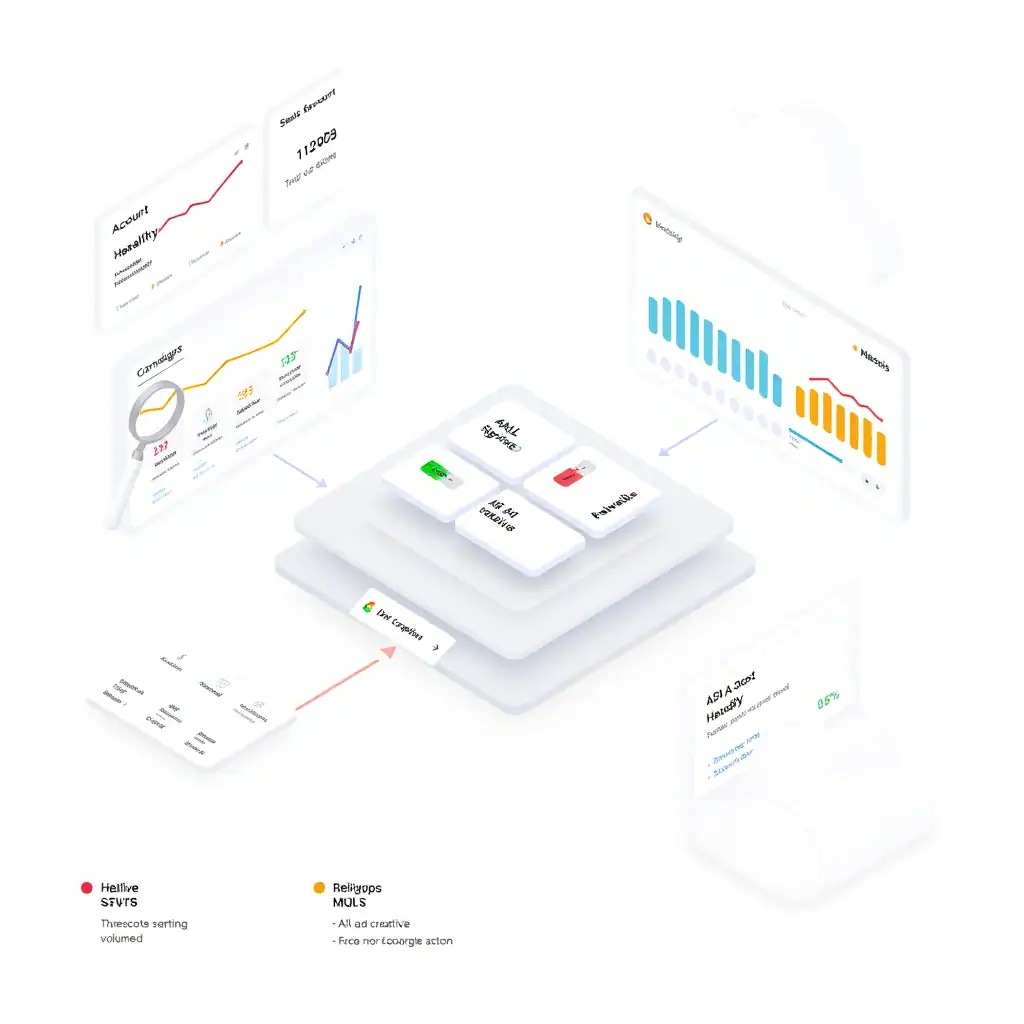 google ads for saas - Key Components of a Healthy Google Ads Account